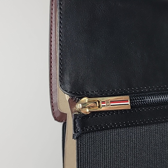 TOMMY HILFIGER NEW BLACK KNEE HIGH BOOTS SZ 7.5 - Picture 6 of 12